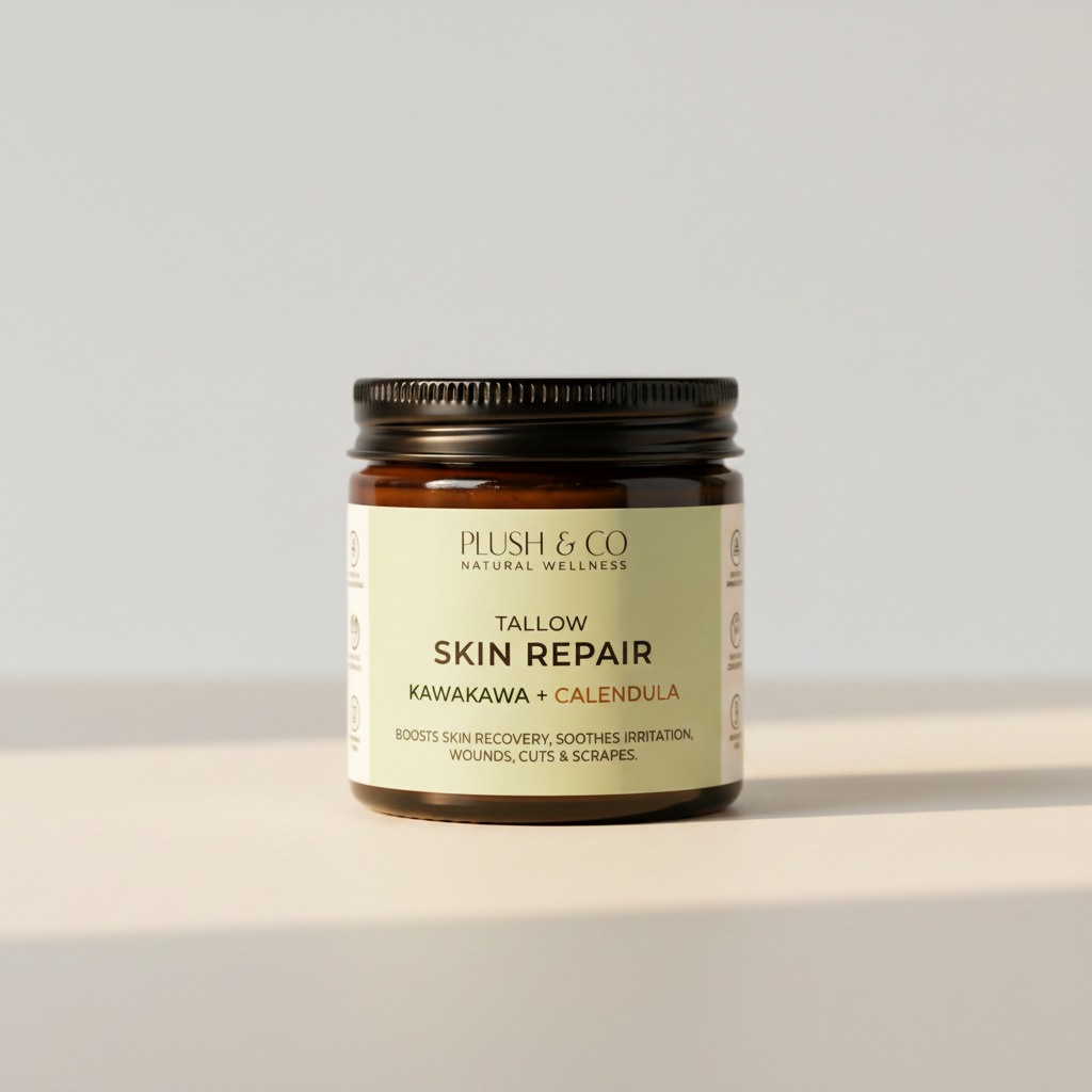 Tallow Skin Repair — warm ivory with soft shadow